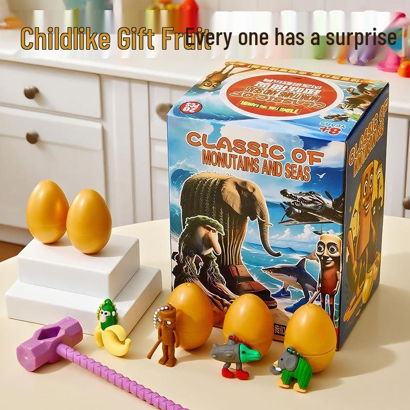 

Сюрприз Золотое Яйцо Разбивашка: Деревянная палочка Динозавр Блайнд Бокс – Веселый подарок с международной привлекательностью