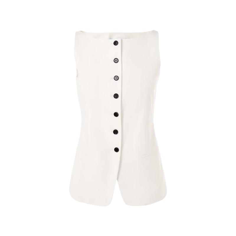 LANCY 25 Elegant One-Shoulder Vest L