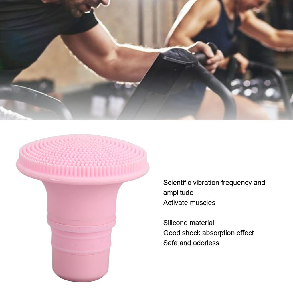 Brush Fascia Massager Head Silicone Replacement Muscle Massager Head for Reducing Soreness 18‑19mm