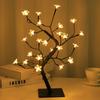 Cherry Blossom & Maple Leaf LED Tree Night Light - Creative Desktop Decoration Atmosphere Lamp