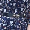 Summer Women Stretch Elastic Wide Corset Waist Belts Metal Buckle Fabric Strap Female Apparel Accessories Dress Waist