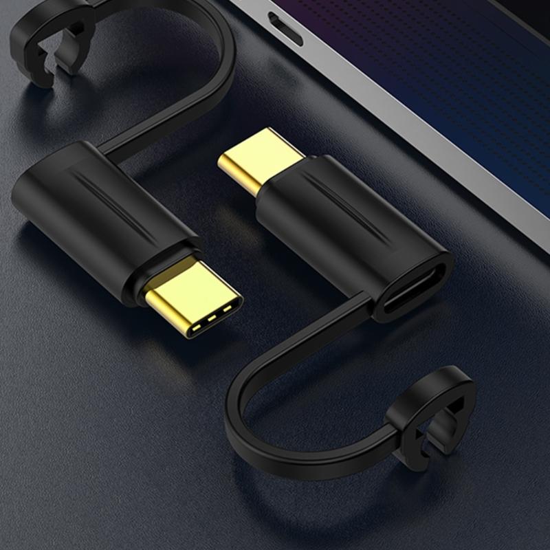 1/2pcs 8pin Female To USB C Male Adapter PD60W Quick Charging For Phone 15 16 and Tablets Data Transfer Connectors