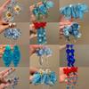 Silver Needle Blue Flower Luxury Stud Earrings - High-End Fashion and Versatile Vacation Style Accessory
