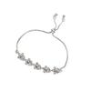 Korean Style Zircon Flower Bracelet for Women - Trendy, Simple, Personalized Design