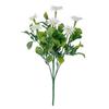 Realistic Spinach Chrysanthemum & Daisy Bouquet: Artificial Chamomile Flowers for Living Room & Outdoor Decor