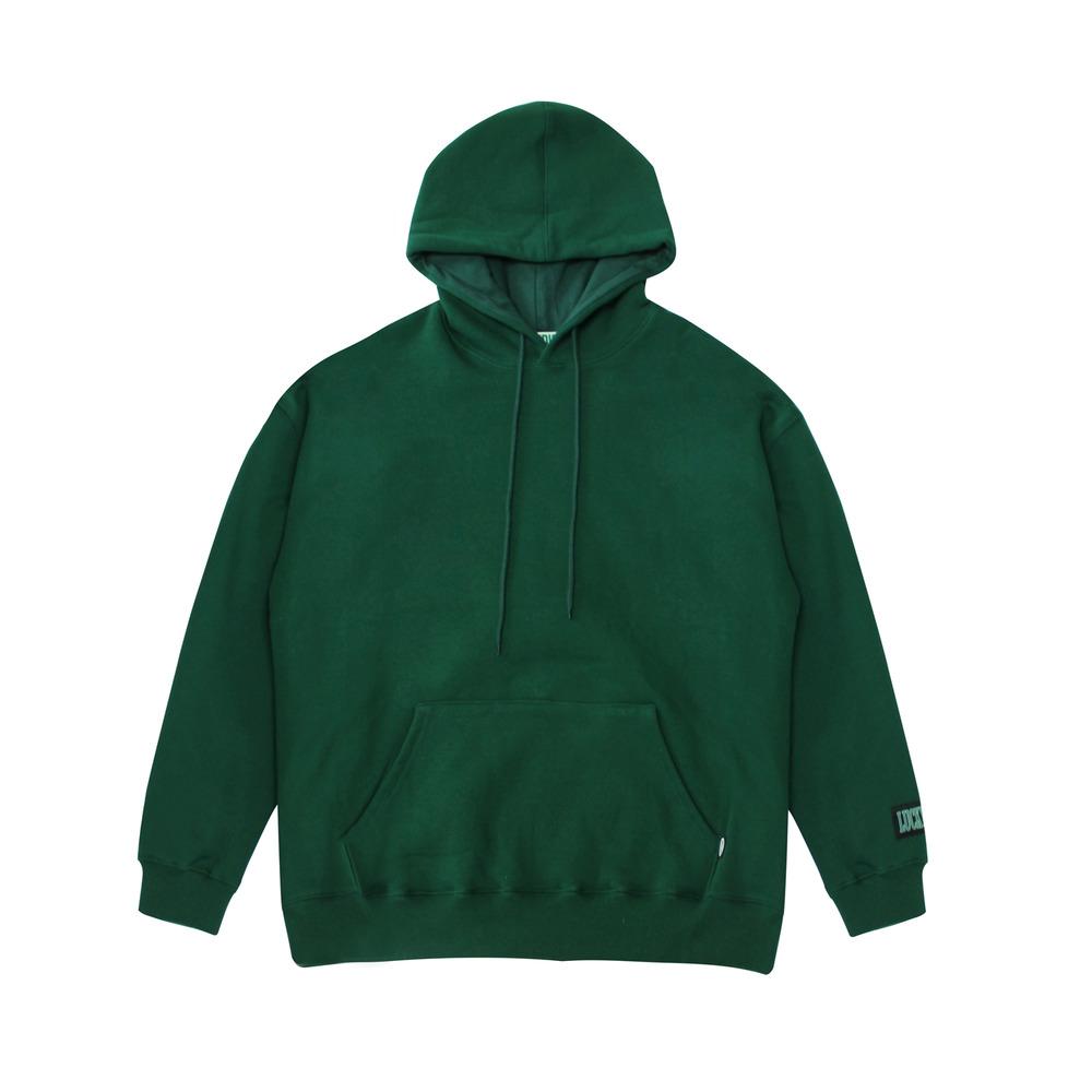 Lucky Dice Heavy Cotton Retro Brushed Fleece Hoodie_Deep Green (Unisex)