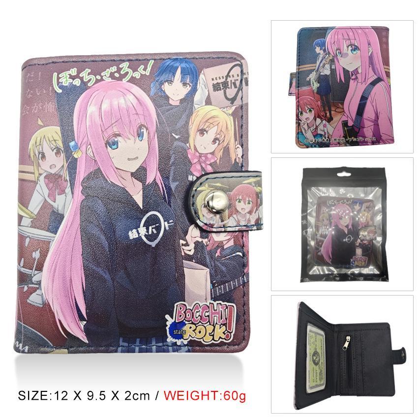 Honkai Star Rail Bocchi the Rock 3D Embossed Student Card Holder Wallet