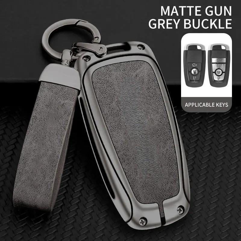 Zinc Alloy Car Remote Key Case For Ford Raptor F150 Remote Control Protector For Ford F-150 Raptor Car Key Cover Car Accessories