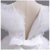 Girls Puffy Princess Dress Flower Girl Wedding Piano Performance Formal Dress