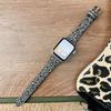 Leopard Print Leather Strap for Apple Watch 11 iWatch 10987E, Huawei FIT4, Xiaomi 9PRO