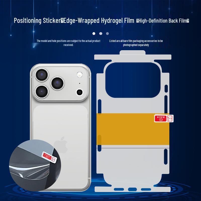 

Apple 17 Pro Max Full-Coverage iPhone 16 Back Protective Film iPhone 14 Pro