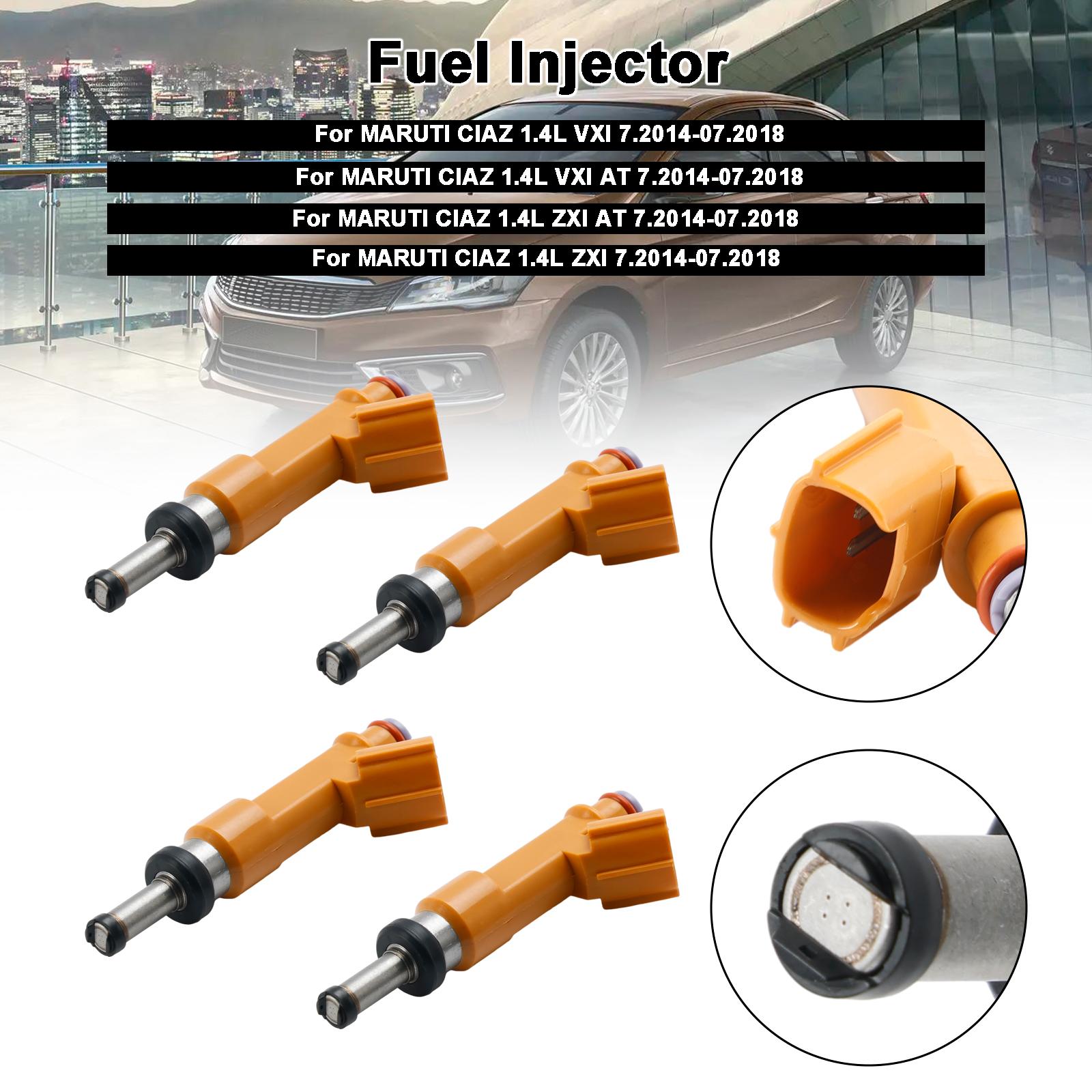 

4PCS Fuel Injector 15710M83P00 Fit for MARUTI CIAZ 1.4L ERTIGA SWIFT DZIRE