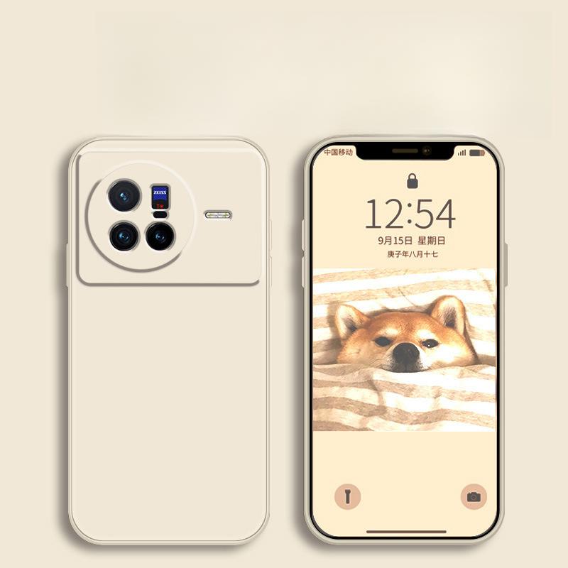 

Подходит для чехла для мобильного телефона Vivoiqoo12, защитный чехол, жидкий мягкий силиконовый чехол с полной защитой от падения для мужчин и женщин iqoo12