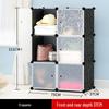 Modular Transparent Plastic Wardrobe Closet with Dustproof Storage Box