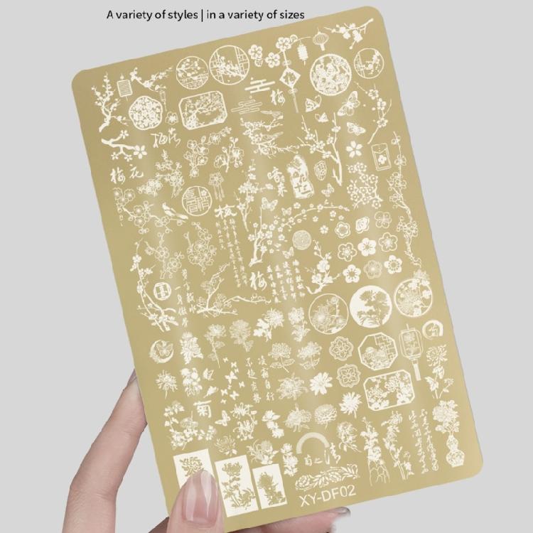 Floral Designs Nails Art Stamping Plate Nail Stamp Plate Nail Plate Template Nail Images Plates for Manicure Nail Decors