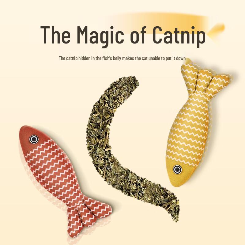 Sanhe Catnip Simulation Fish Cat Toy