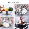 Stainless Steel Soup Pot Food Grade Salad Mixer Basin  Kitchen Cooking Tools