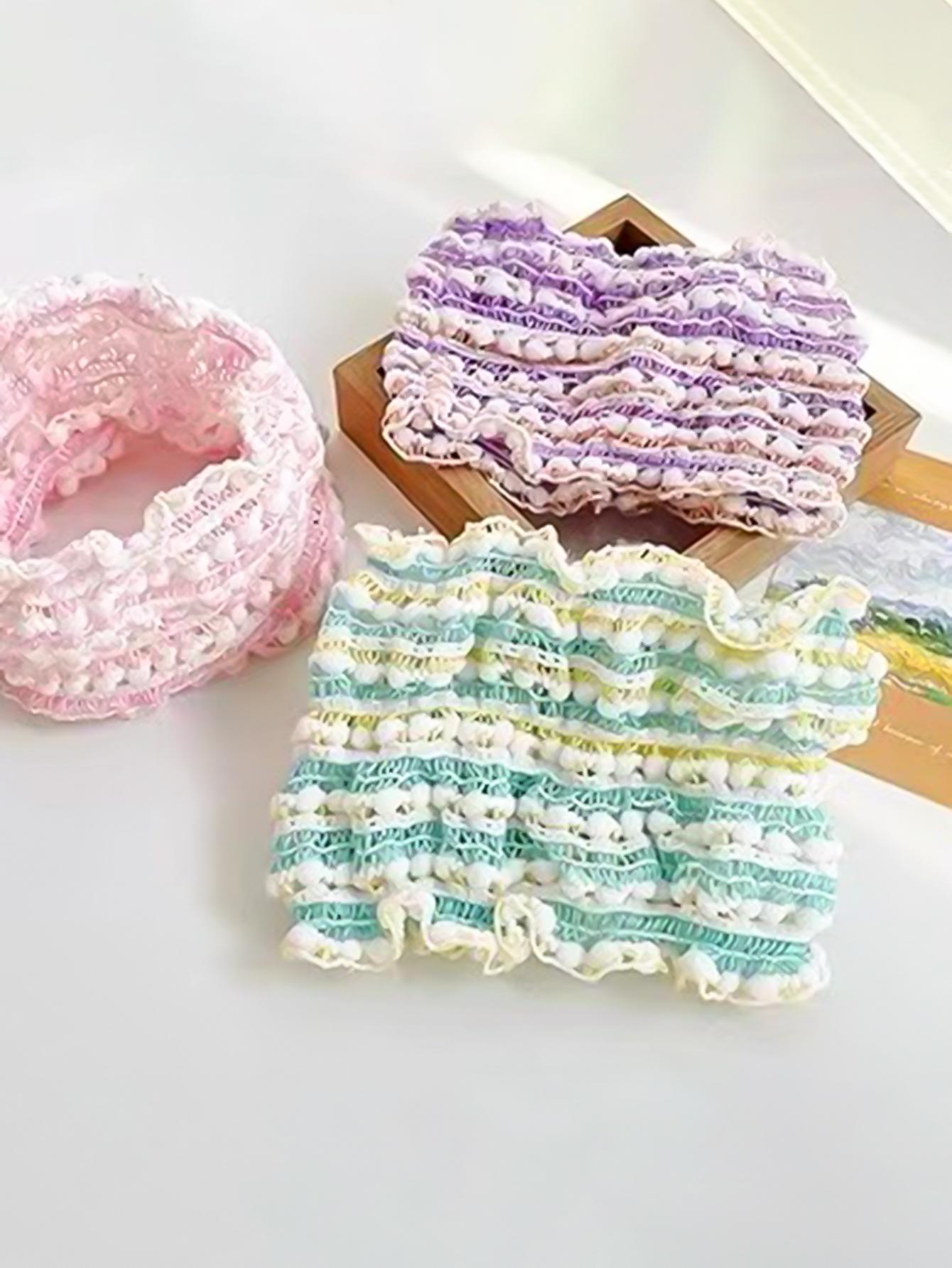 

3 шт. разноцветных повязок на голову для женщин с короткими и длинными волосами, нескользящие мягкие тканевые повязки на голову для ежедневных тренировок, йоги, спорта Size fits all