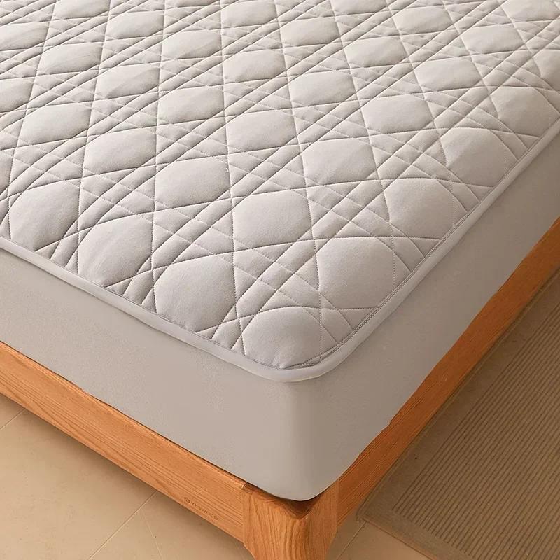A-Class Cotton Mattress Protector - Waterproof, Antibacterial, Hypoallergenic, Ensure a Healthy and Cozy Sleep Environment