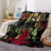 Customiz Name Personality Slayer logo Blanket Soft &Warm Sofa Office Bed Travel Lunch Break Blanket, Gift Suitable All Seasons