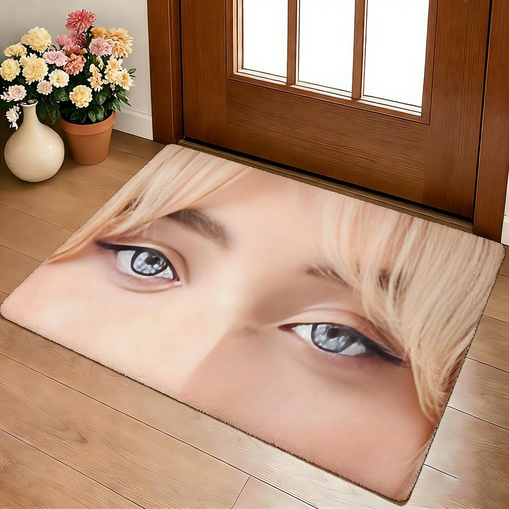 

S-Sabrina Carpenter Floor Mat Cozy Flannel Soft Thick Non-Slip Mat For Living Room Bedroom Kitchen Decor Rugs 40x60cm