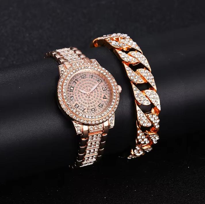 Summer Popular Cornucopia Gypsy Star Brick Watch Fashion Diamond Bracelet Women S Watch Set Watch bulk price