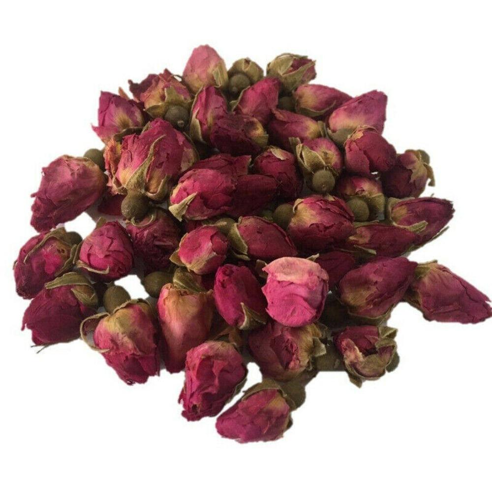 100% Natural Dried Red Rose Buds Herbal Tea 4oz 01