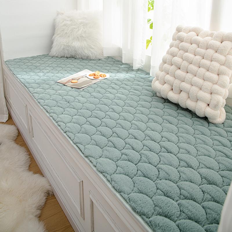 New Bay Window Mat Window Sill Mat Light Luxury Bedroom Blanket Internet Celebrity Tatami Balcony Mat Master Bedroom Carpet Generation Hair