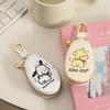 Pooh Bear Cartoon Large Capacity Key Wallet With Leather For Women And Men