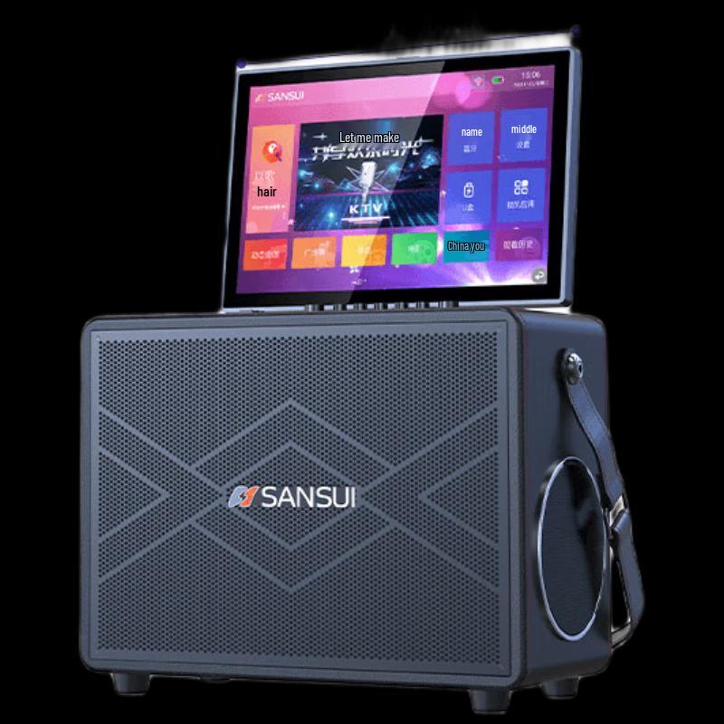 

SANSUI A32 Outdoor Home KTV Karaoke Speaker System CN plug (adapter included)