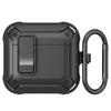 Lock Case for AirPods 4 Protective Case with Carabiner Full Body Protective Cover with Secure Lock Clip for AirPods 4th Gen 2025