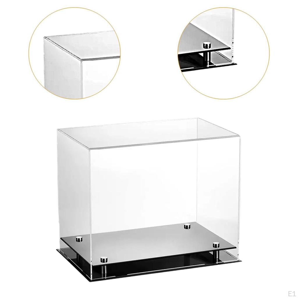 Boxing Glove Display Case, Clear Holder Dustproof Gift Memorabilia Case