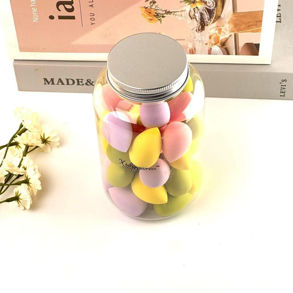 Mini 20x30 Skjønnhetssvamp - Liten Sminkesvamp-pudder for Concealer og Øyesminke