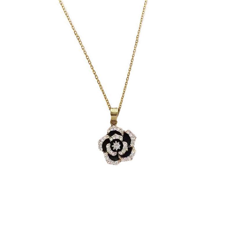 Camellia Fashion Versatile High-End Celebrity Necklace - 2023 Trendy Simple Design