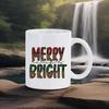 Coffee Mug Handwriting Merry Christmas Ceramic Mug Xmas Colors Love Water Cup For Milk Juice Cola Lovely Festive Gift Funny Cups