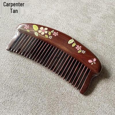 Tan Mujiang Spring Dawn Red Ironwood Comb Gift Set