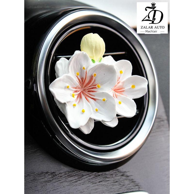 Ins-Style Summer Peach Blossom Cute Pink Air Conditioner Vent Clip Decoration Perfume Aroma Diffuser Stone