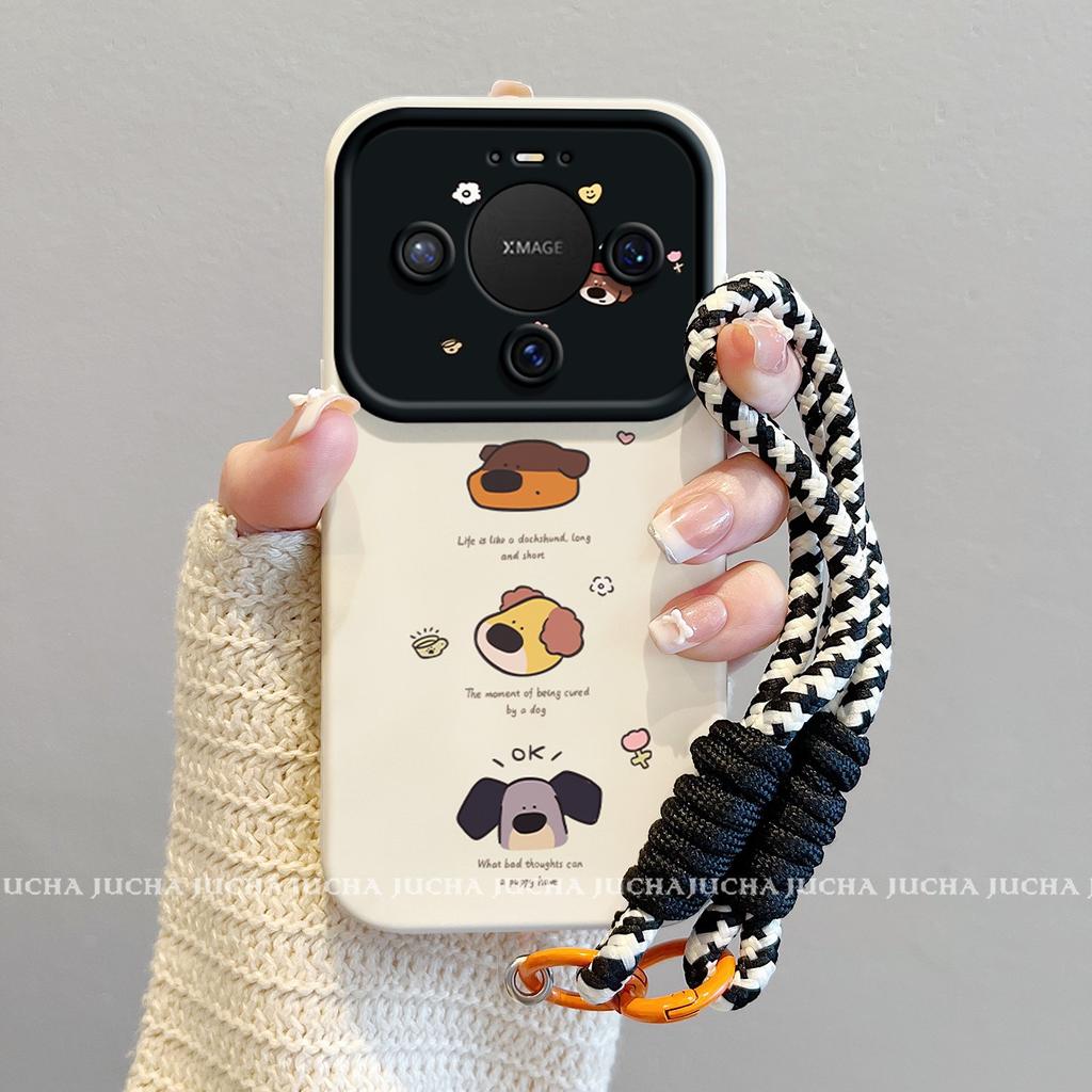 Applicable Huawei Mate Mobile Phone Case All-inclusive Lens Metapro + Silicone Anti-drop Female Color Dog Head