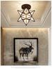 Crystal Ceiling Light for Modern Spaces - Elegant, Simple, Nordic Design for Corridors, Balconies, Entrances, and Bedrooms
