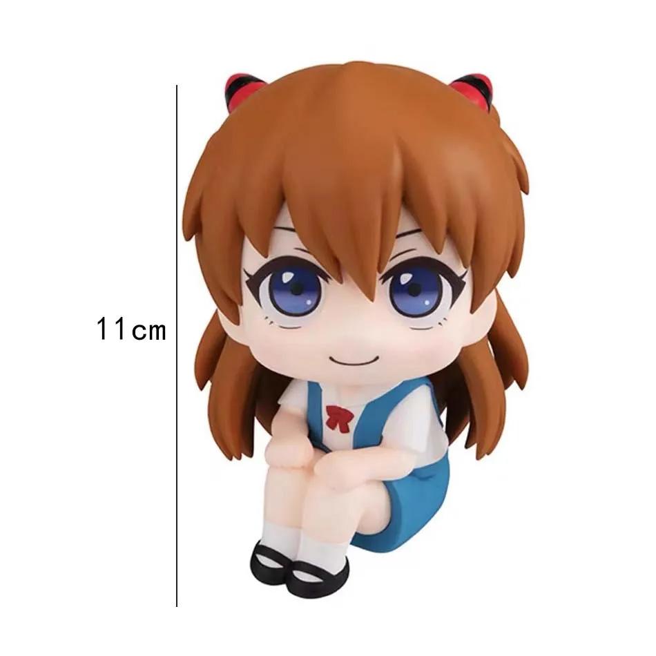 

11 см Аниме-фигурка Евангелион Рей Аянами Рей Аска Фигурка-экшен Версия Q Очаровательная Игрушка Миниатюра Достойная Коллекционирования Автомобиль Настольное Украшение