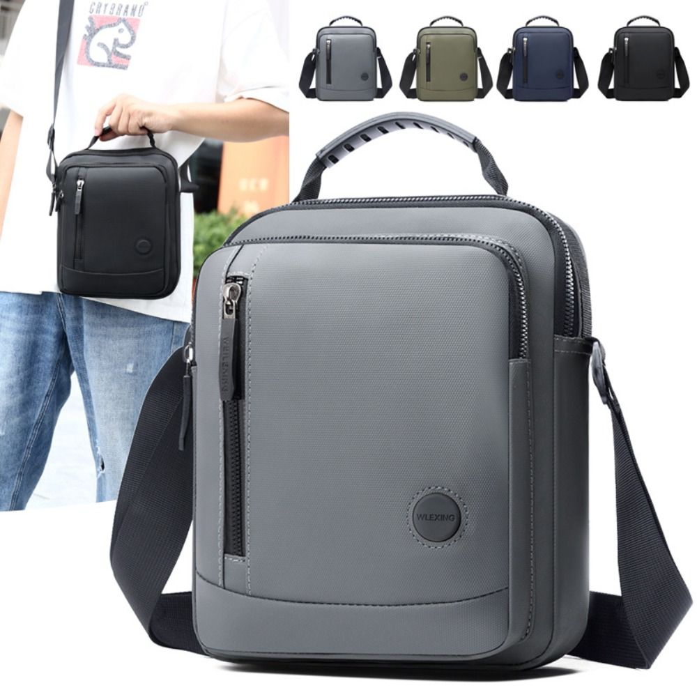 Single Shoulder Men's Shoulder Bag Nylon Fabric Male Crossbody Bag Outdoor Travel