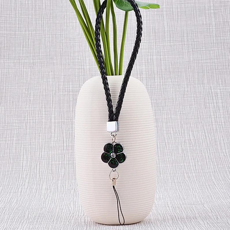 Small Flower Phone Strap Phone Wrist Strap for USB ID Card for IPhone Huawei Samsung Xiaomi Universal Phone Accessories