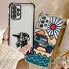 Case for Samsung Galaxy A52 A17 A33 A25 A13 A15 A26 A16 A35 A36 A21s A24 Soft Cover Cartoon Cool Car
