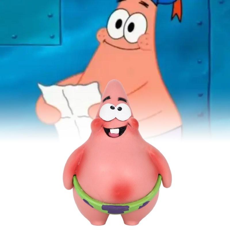 Adorable Small Patrick Star Figurine Perfect For Spongebob Squarepants Enthusiasts
