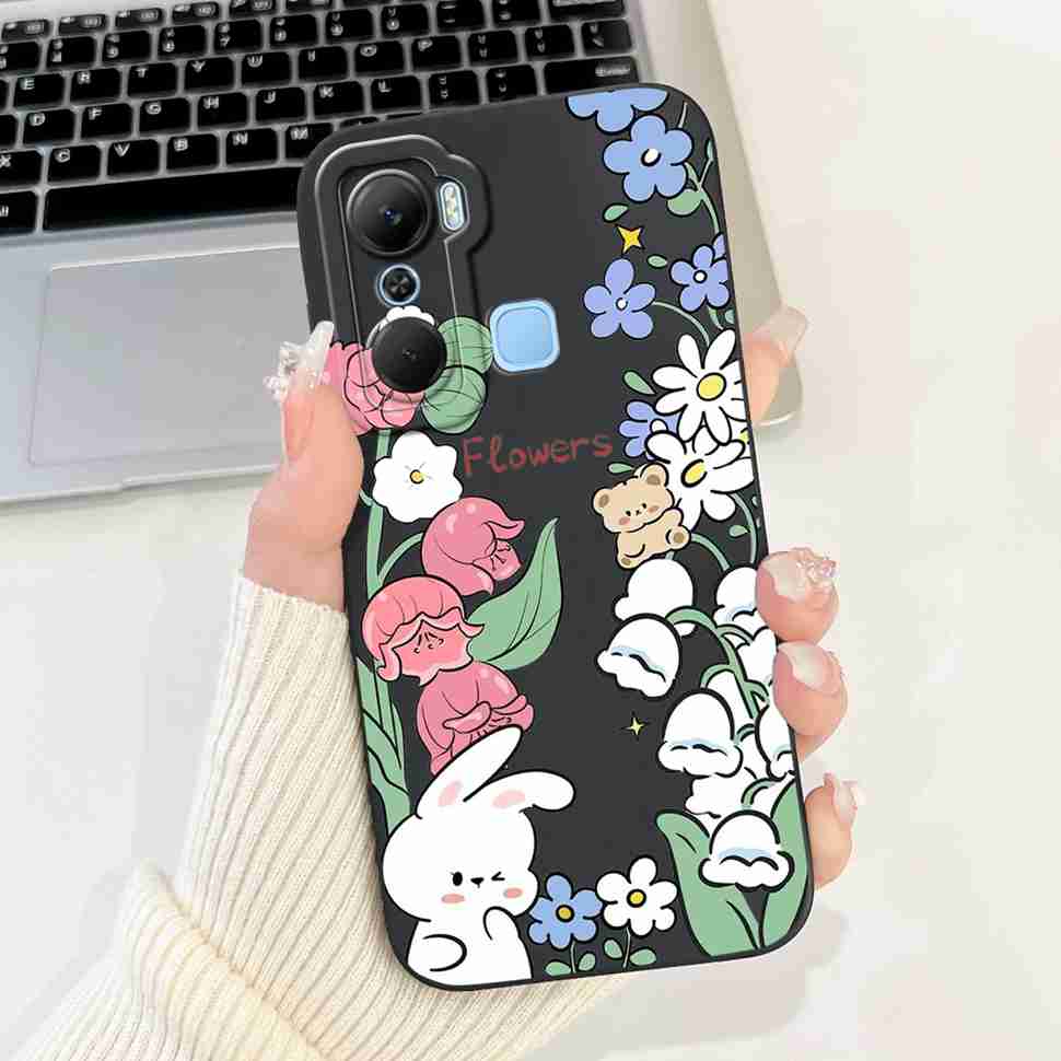 Hülle Für Infinix Hot 12 Pro X668C Schutzhülle Weich Schlank Niedliches Cartoon-Muster Abdeckung Für Infinix Hot 12 Hot12 Pro Handyhüllen Abdeckung