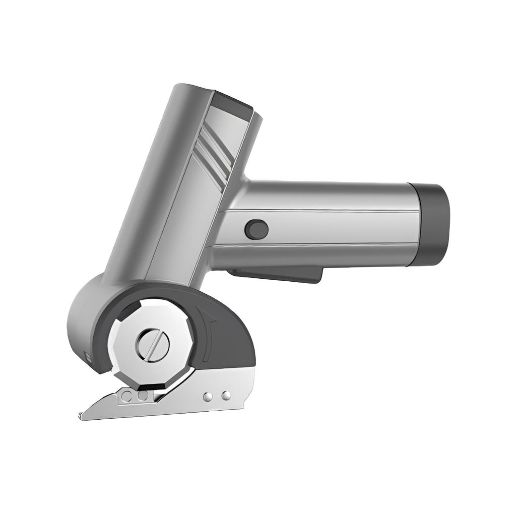 Kabellose Elektrische Schere Kartonschneider mit LED-Licht 4-Gang USB Wiederaufladbarer Schneider mit 2 Klingen Stoffschneidemaschine