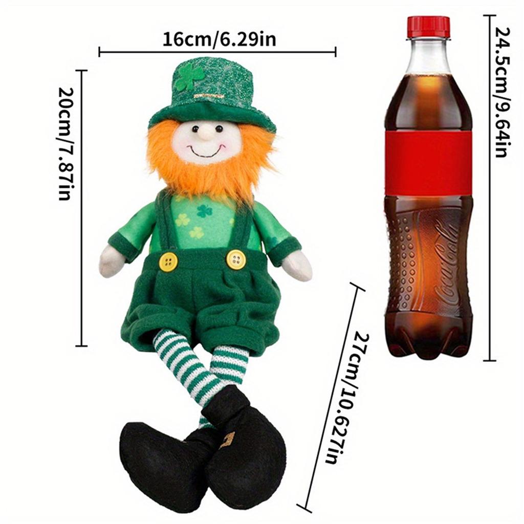 Patricks Day Dwarfs Irish Leprechaun Decor Long Leg Faceless Scandinavian Rudolph Home Party Supplies St. Patrick's Day Ornament
