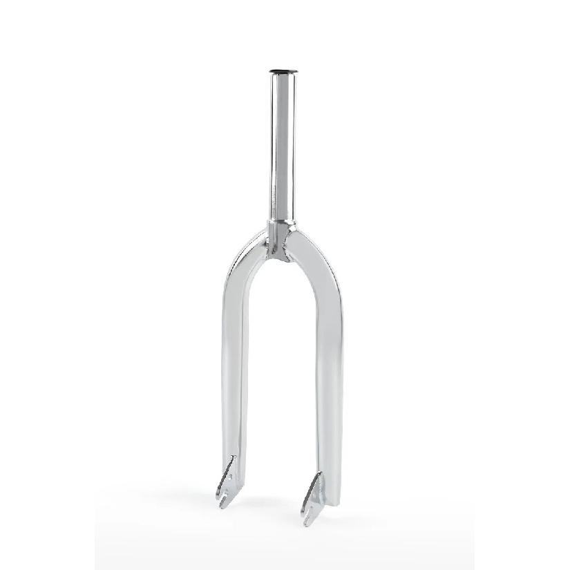 20"BMX Bike Front Fork CR-MO 28.6*163mm Performance Bicycle Black Chrome Front Forks