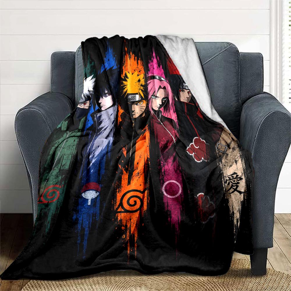 Naruto Blanket Durable Comfort Great for Sofa Livingroom Picnics for All Occasions Warmthful Decor Birthday Christmas Gift Blanket