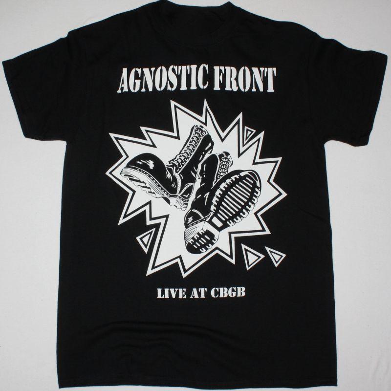 AGNOSTIC FRONT LIVE AT CBGB Short Sleeve Black All Size t-men Shirt VC972 Unisex T-Shirt XL